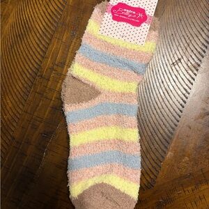 Colorful Striped Fuzzy Socks
